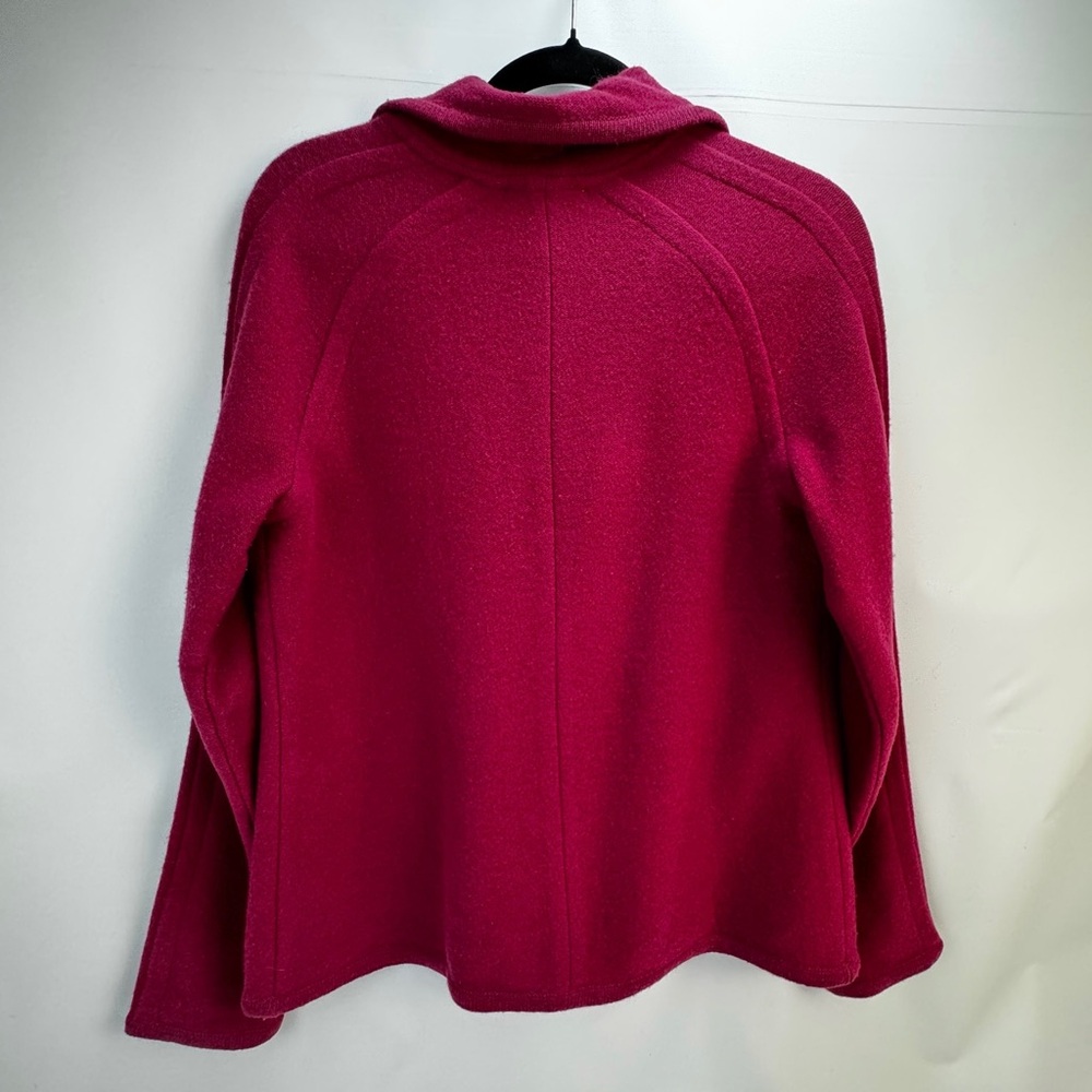 Pendleton Raspberry Pink 100% Lambs Wool Sweater … - image 7